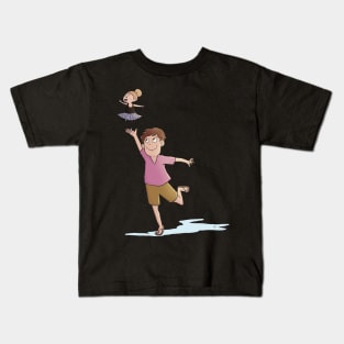 Little Ballet Dancer Kids T-Shirt